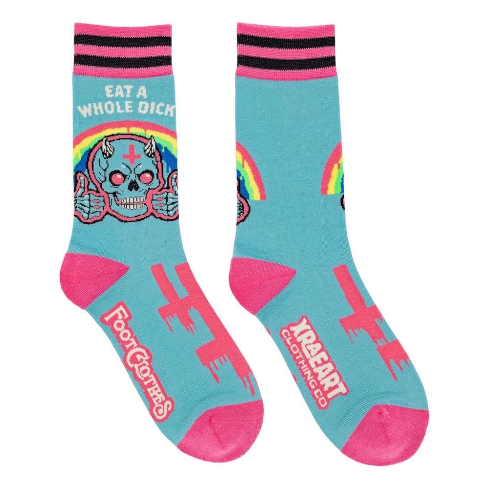 Footclothes - Friendly Advice UV Reactive Socks - Multicolours